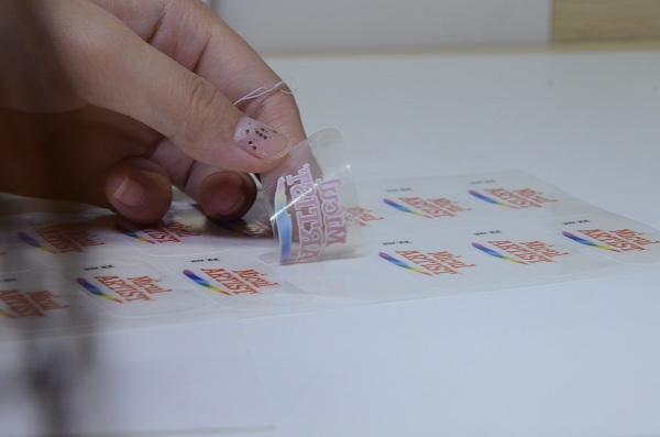 透明不干胶标签
